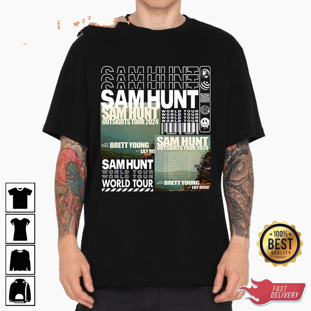 Sam Hunt Tee Shirt Tour 2024